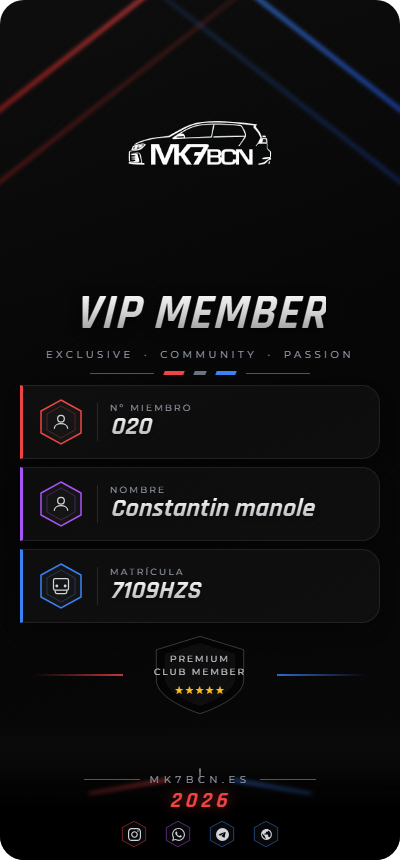 Tarjeta VIP Constantin manole
