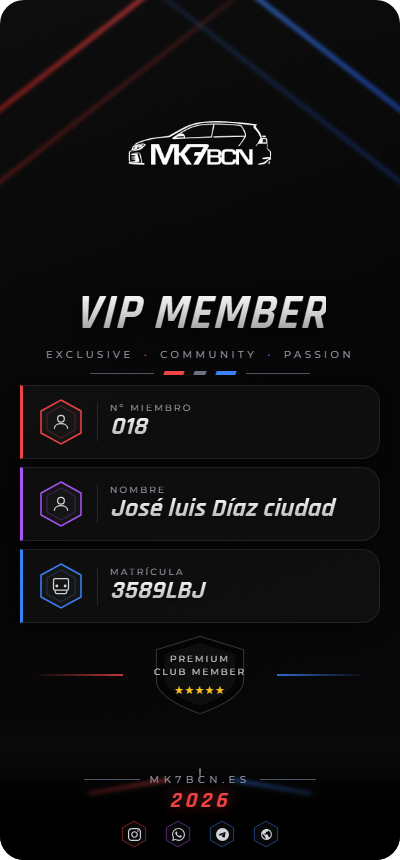 Tarjeta VIP José luis Díaz ciudad