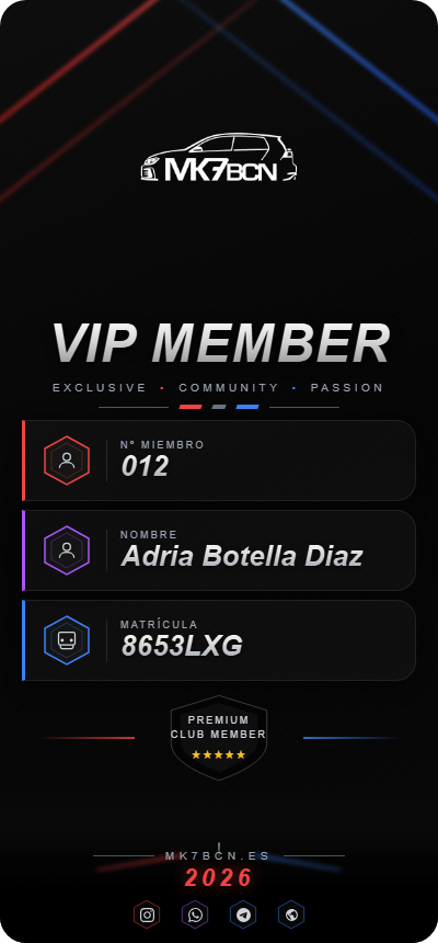 Tarjeta VIP Adria Botella Diaz