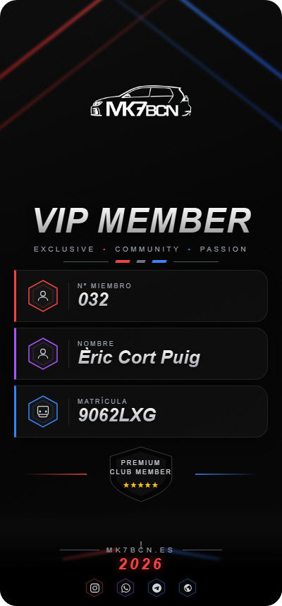 Tarjeta VIP Èric Cort Puig