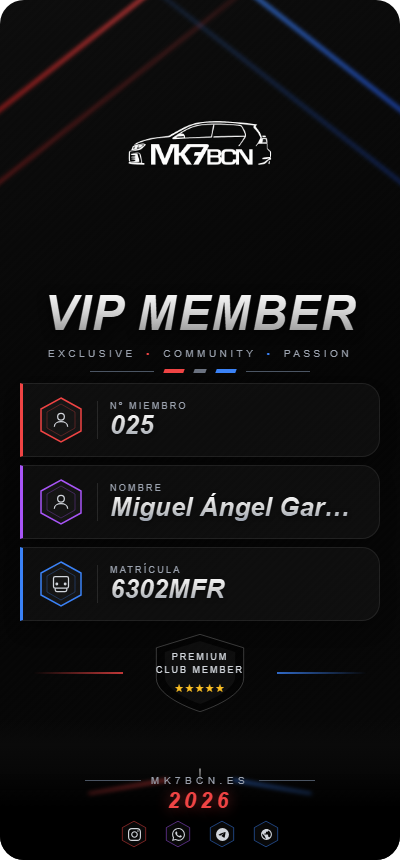 Tarjeta VIP Miguel Ángel García rufián